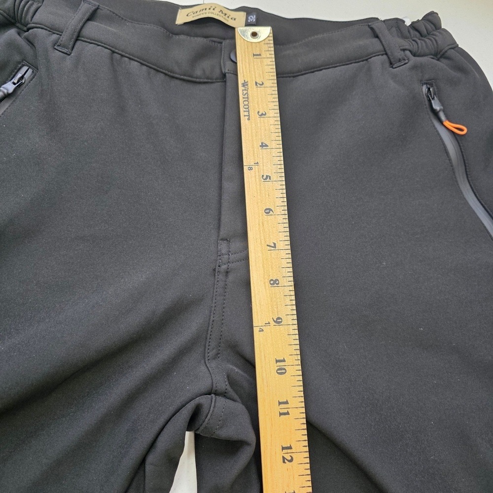Camii Mia Womens Black Hiking Pants Softshell Outdoor Size 32 Utility Gorpcore - Picture 6 of 8